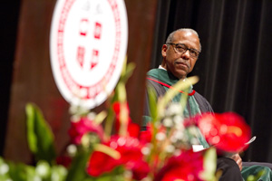 Bernard A. Harris Jr., M.D., was this year's School of Medicine commencement speaker.