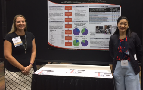 Ashley Higbea, Pharm.D., and Lee won second place in ACCP’s Education and Training PRN poster session.
