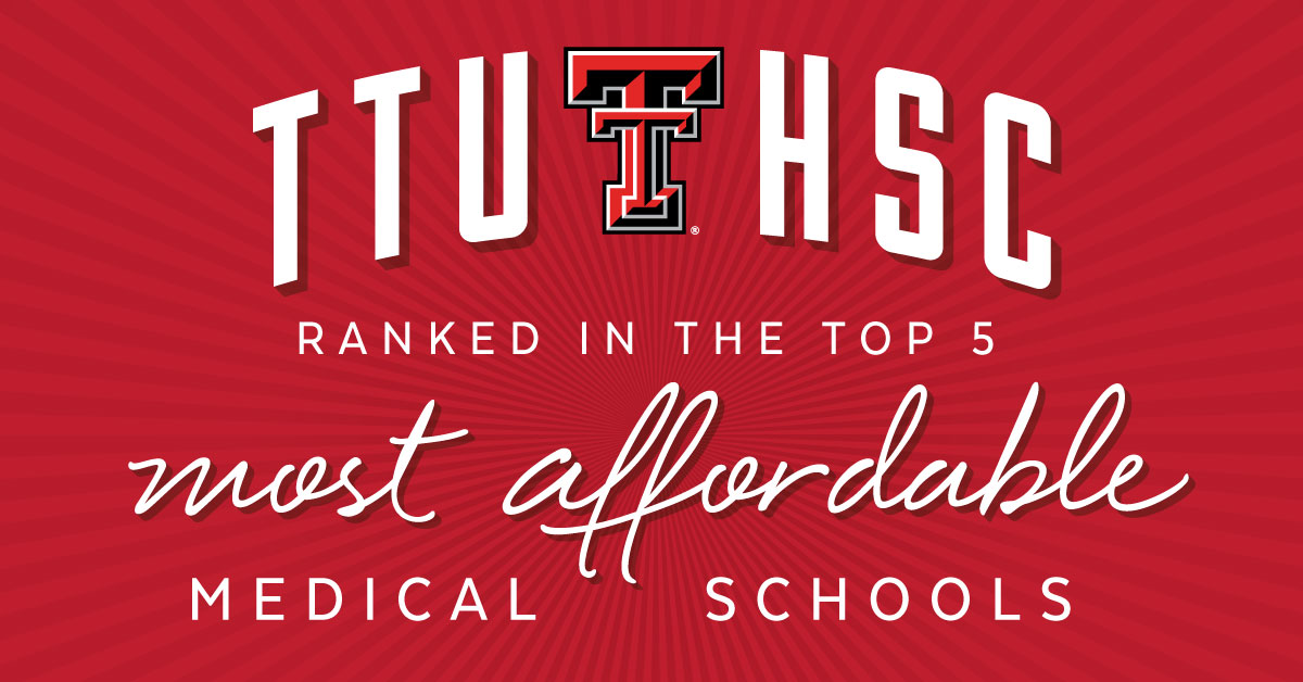 Medicine ranked in the top 5 most affordable medical schools