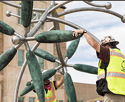 Three-Piece Artwork Installed at TTUHSC Campus