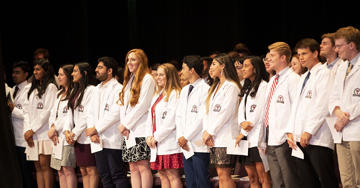 Medical Students at White Coat Ceremony