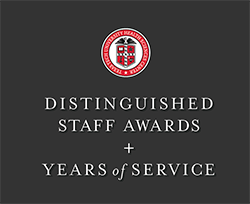 2019 Distinguished Staff Awards + Years of Service 