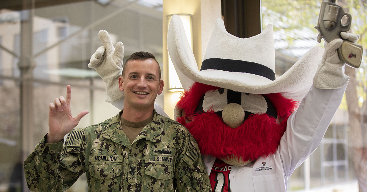 Best for Vets - Raider Red with Military Student