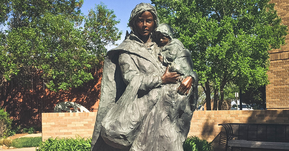 "Crossing the Prairie" Glenna Goodacre