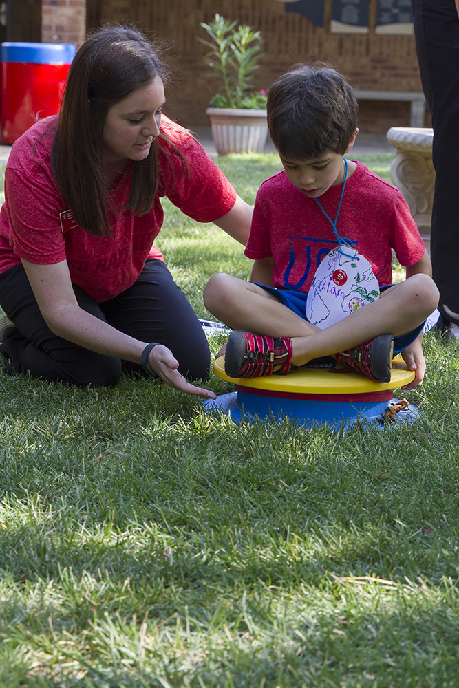 child at camp