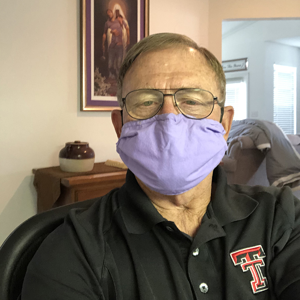 Billy Philips, Ph.D. wearing a mask