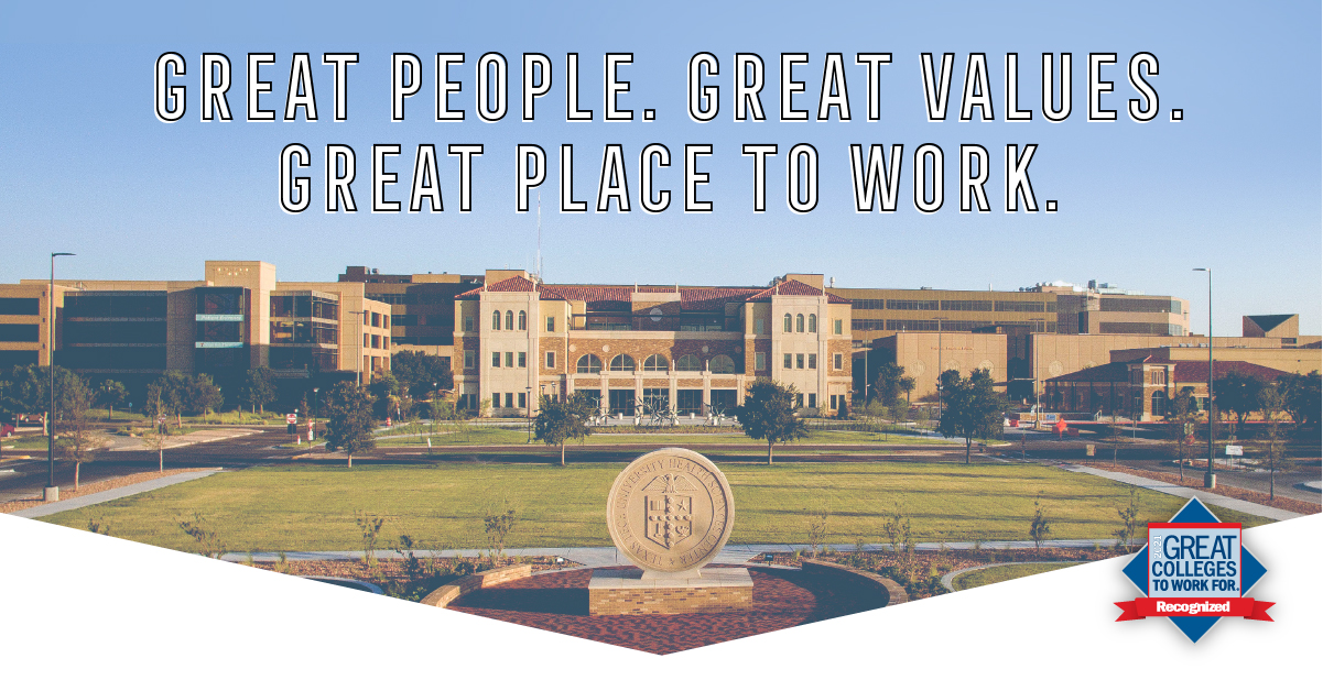 TTUHSC named a 2021 Great College to Work For