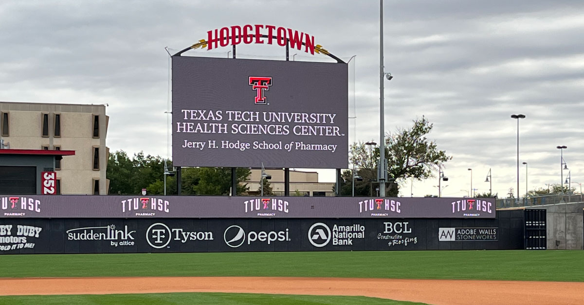 TTUHSC Jerry H. Hodge School of Pharmacy commencement at Hodgetown stadium in Amarillo.