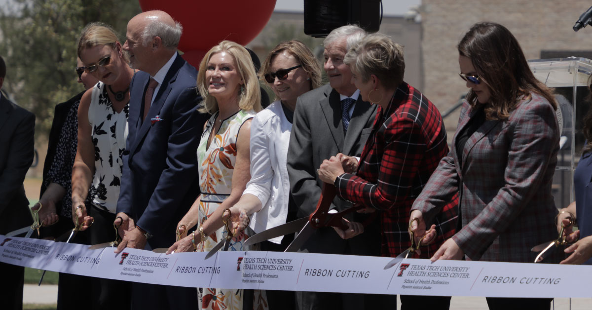 Physician Assistant Ribbon Cutting in Midland