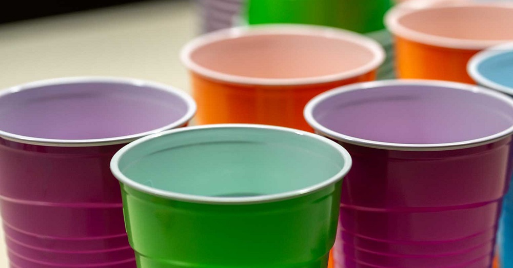 colorful plastic solo cups