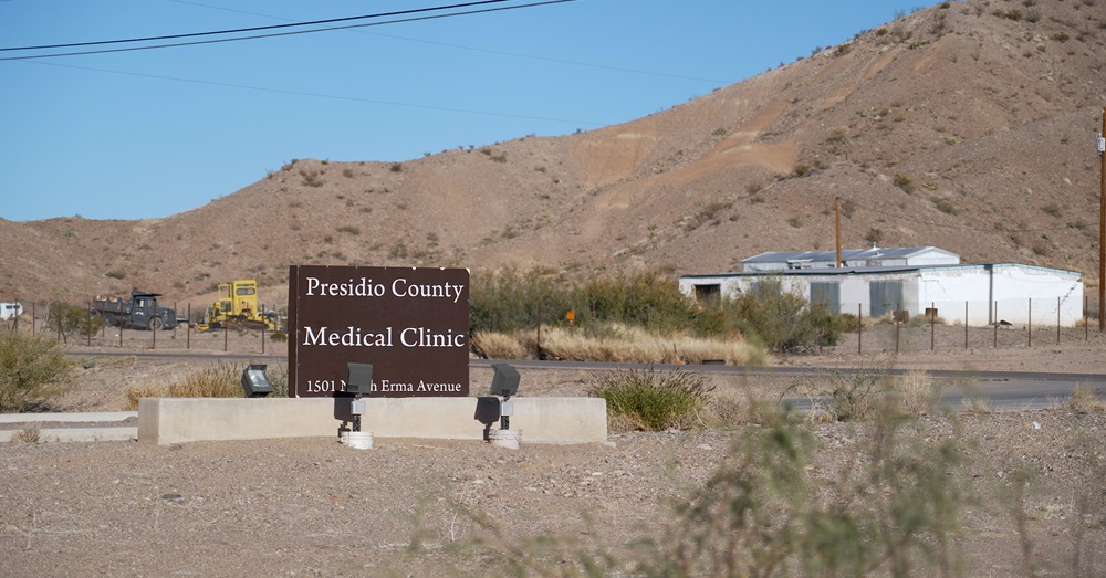 Presidio County Medical Clinic outdoor sign
