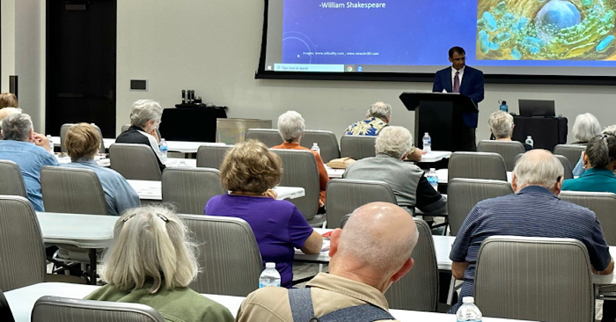 Presentation at the TTUHSC Garrison Institute on Aging.