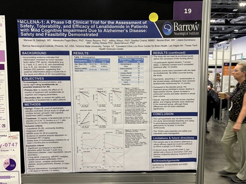 research poster at a conference