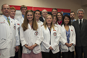 Students enrolled in the FMAT program will be the first group of future physicians to receive a medical degree in three years.