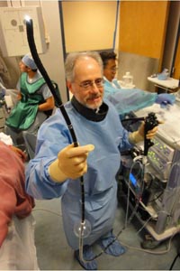 Zuckerman will perform single balloon enteroscopy with Mohamed Othman M.D., assistant professor of internal medicine at the Paul L. Foster School of Medicine.