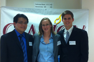 The winners of the 2012 CLARION National Case Study Competition received a $7,500 scholarship.