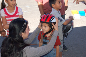 Bicycle helmets have been shown to reduce the risk of brain injury by as much as 88 percent, according to Safe Kids USA.
