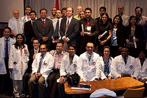 The ceremony honored 28 Amarillo residents for their three or four years of intensive study and hard work in various medical disciplines.