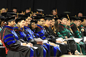 Students graduating from all TTUHSC schools participated in the ceremony.