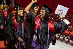 The School of Nursing graduated May 10 at the United Supermarkets Arena.