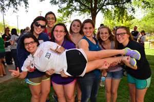 Nursing students spent time getting to know each other last month.