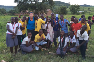 First-year medical student Bokenkamp has traveled to Africa several times to help children.